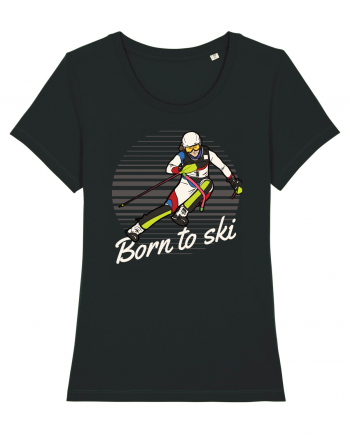 Sporturi de iarnă - Born to ski v2 Black