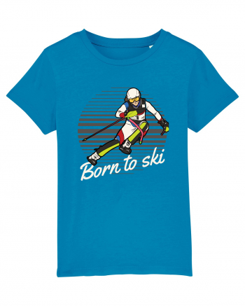 Sporturi de iarnă - Born to ski v2 Azur