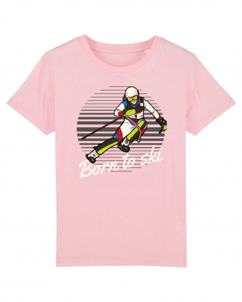 Sporturi de iarnă - Born to ski v2 Cotton Pink