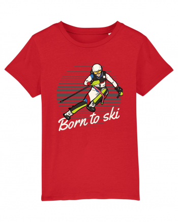 Sporturi de iarnă - Born to ski v2 Red