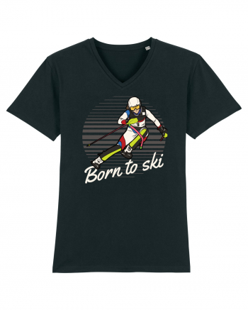 Sporturi de iarnă - Born to ski v2 Black