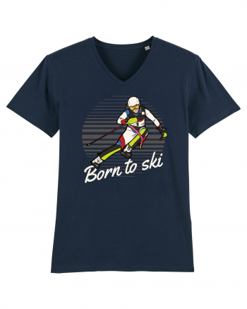 Sporturi de iarnă - Born to ski v2 French Navy