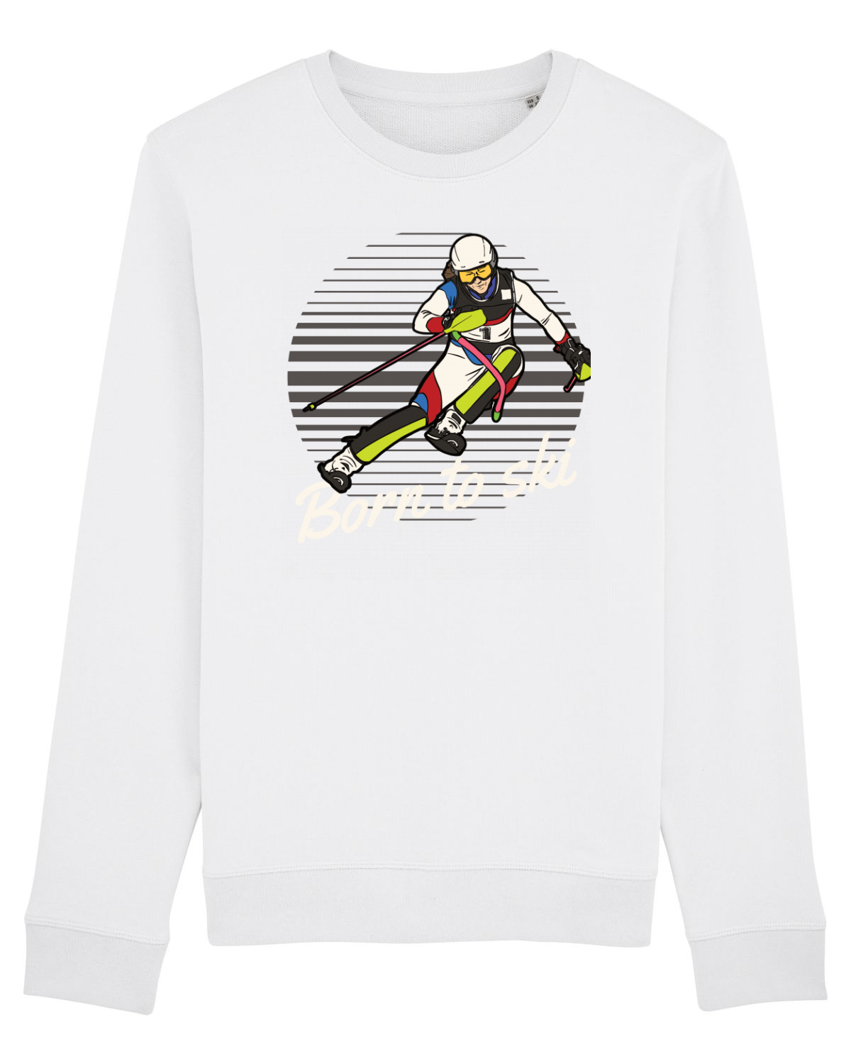 Bluză mânecă lungă Unisex Rise White