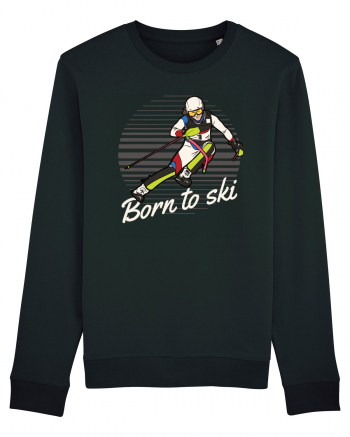 Sporturi de iarnă - Born to ski v2 Black