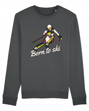 Sporturi de iarnă - Born to ski v2 Anthracite