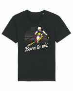 Sporturi de iarnă - Born to ski v2 Tricou mânecă scurtă Unisex Rocker