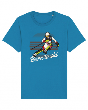 Sporturi de iarnă - Born to ski v2 Azur