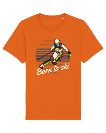 Sporturi de iarnă - Born to ski v2 Bright Orange