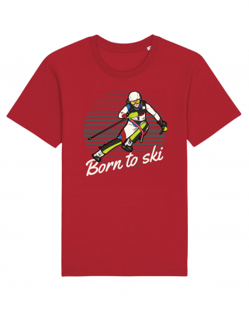 Sporturi de iarnă - Born to ski v2 Red