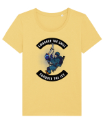 Sporturi de iarnă - Conquer the ice Tricou mânecă scurtă guler larg fitted Damă Expresser