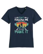 Sporturi de iarnă - Do not follow me Tricou mânecă scurtă guler V Bărbat Presenter