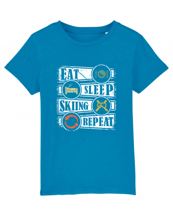 Sporturi de iarnă - Eat sleep skiing repeat Azur