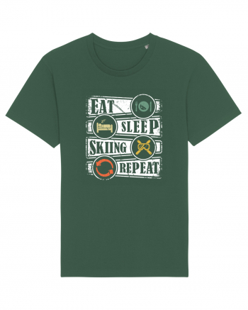 Sporturi de iarnă - Eat sleep skiing repeat Bottle Green