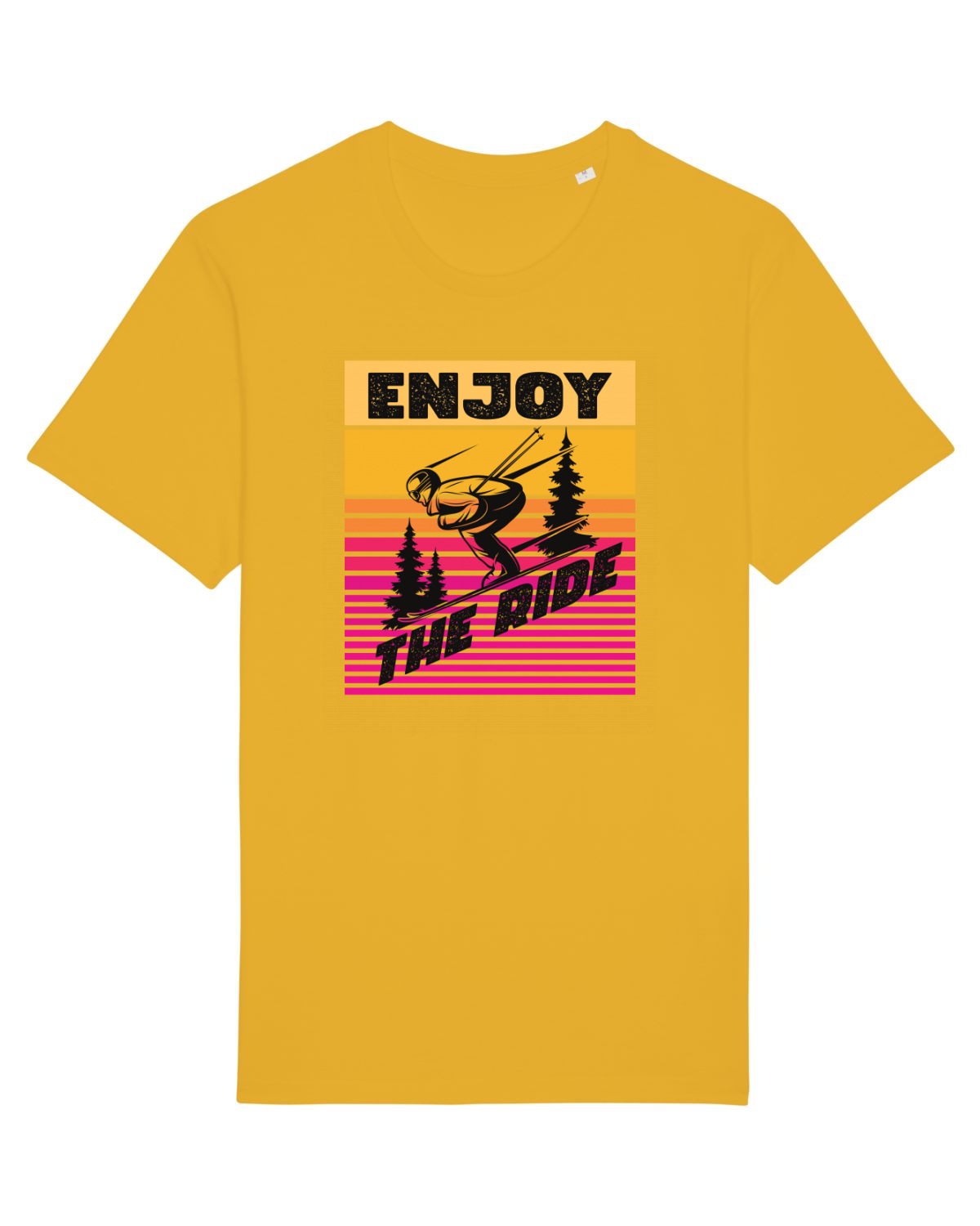 Tricou mânecă scurtă Unisex Rocker Spectra Yellow