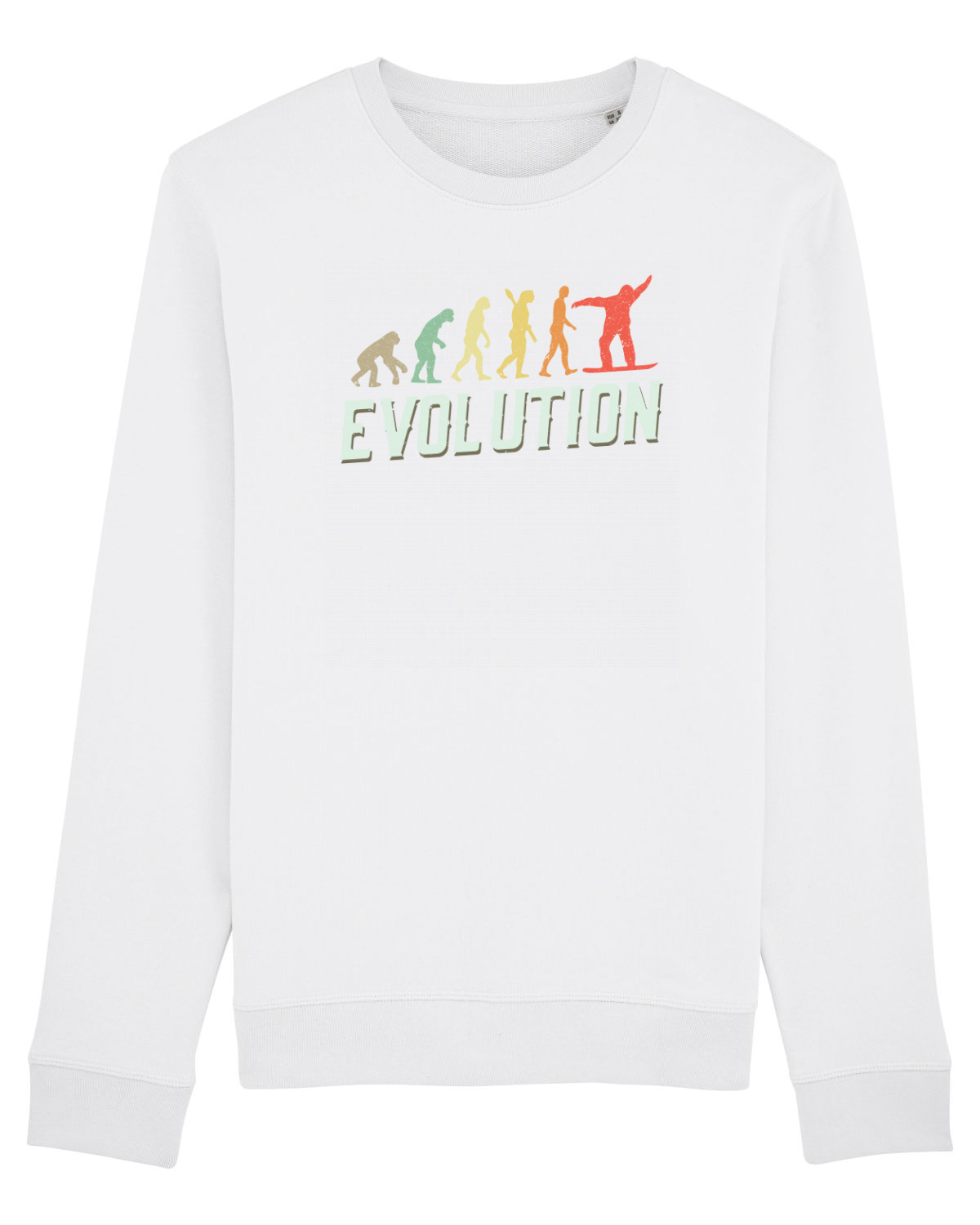 Bluză mânecă lungă Unisex Rise White