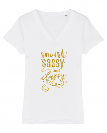 Smart classy sassy White