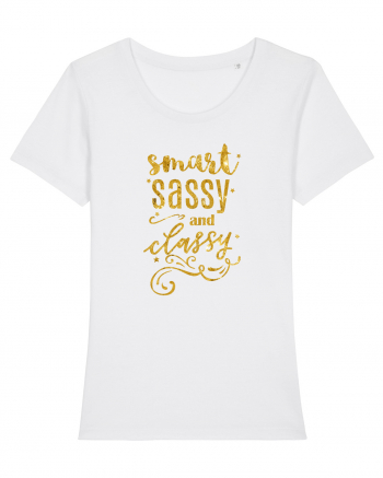 Smart classy sassy White