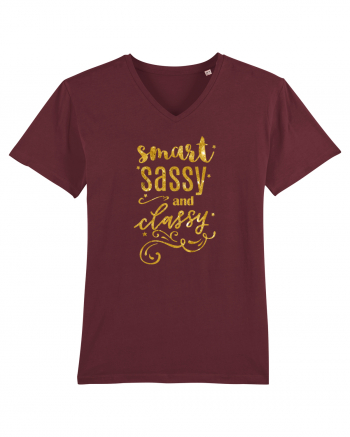 Smart classy sassy Burgundy