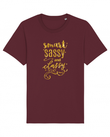 Smart classy sassy Burgundy