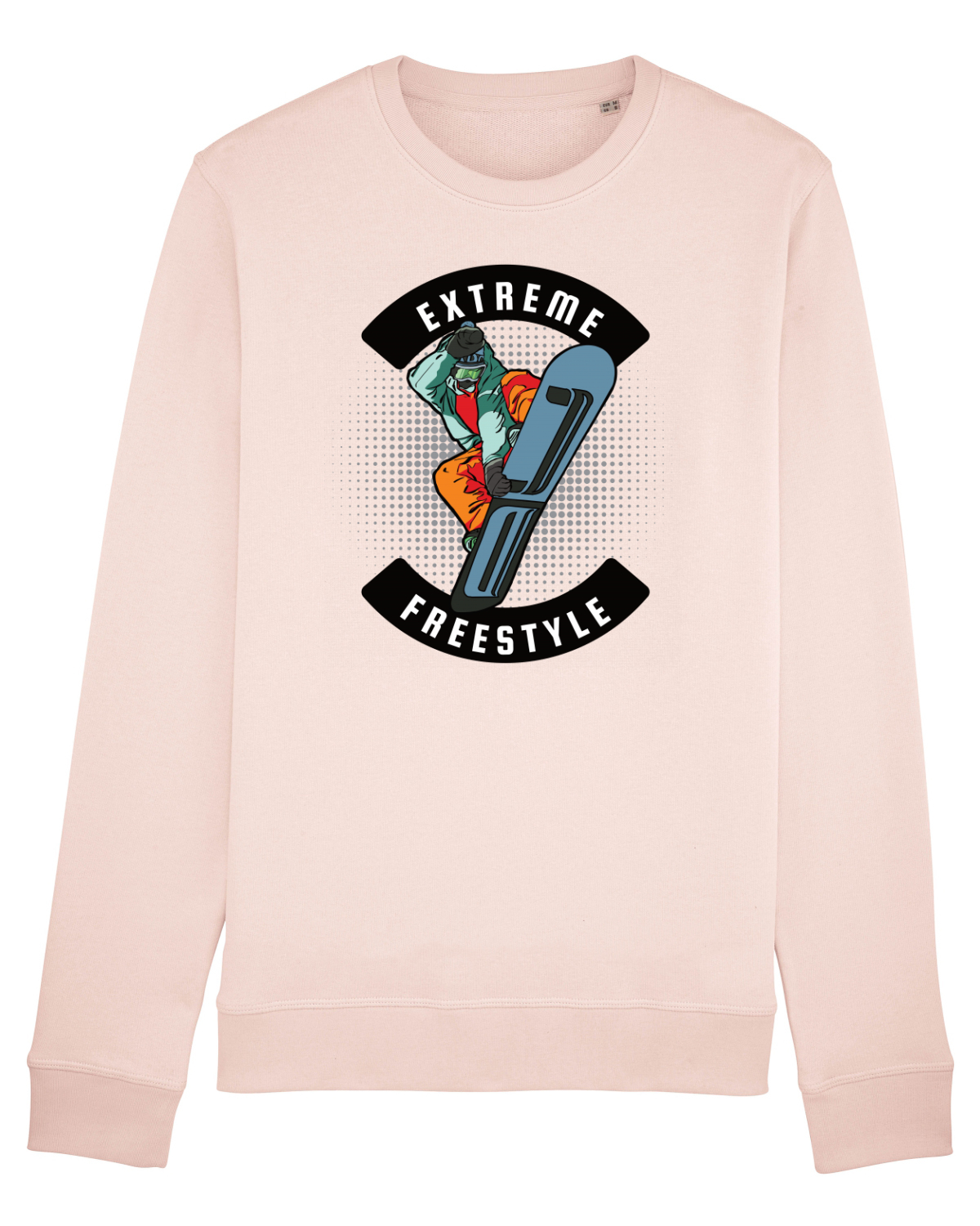 Bluză mânecă lungă Unisex Rise Candy Pink