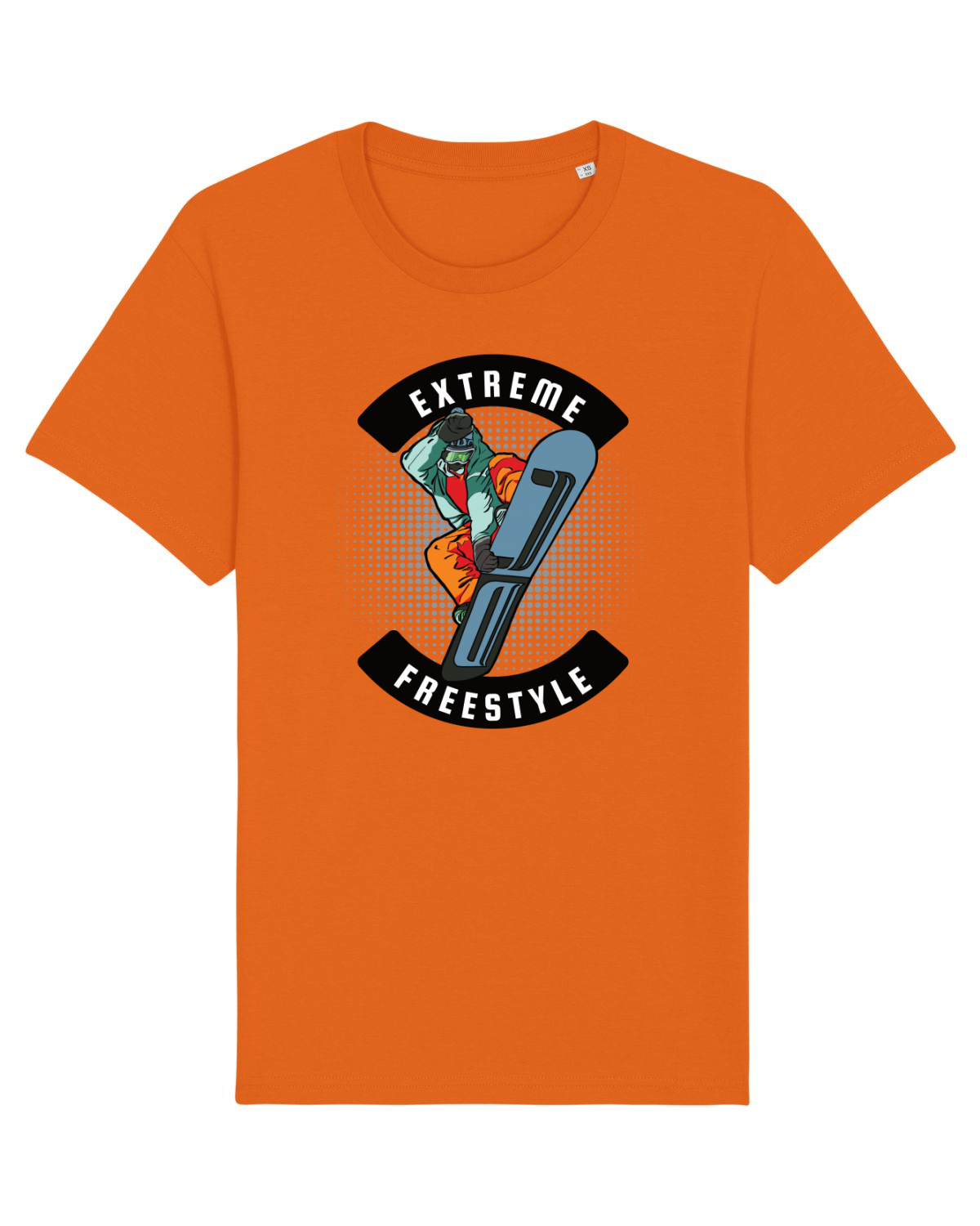 Tricou mânecă scurtă Unisex Rocker Bright Orange
