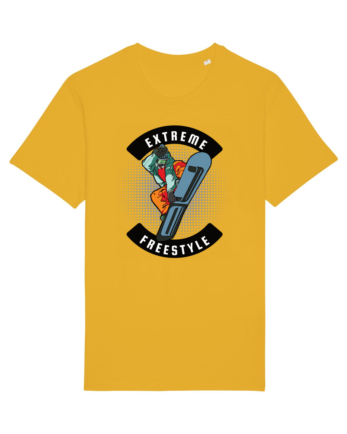 Tricou mânecă scurtă Unisex Rocker Spectra Yellow
