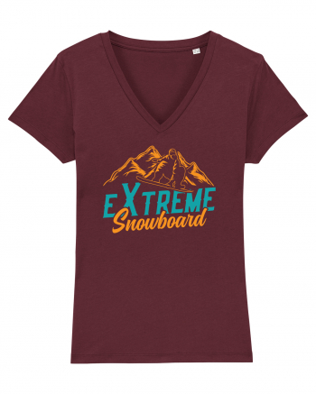 Sporturi de iarnă - Extreme snowboard Burgundy