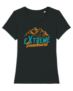 Sporturi de iarnă - Extreme snowboard Tricou mânecă scurtă guler larg fitted Damă Expresser