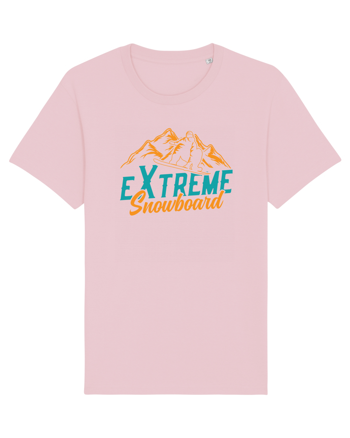 Tricou mânecă scurtă Unisex Rocker Cotton Pink