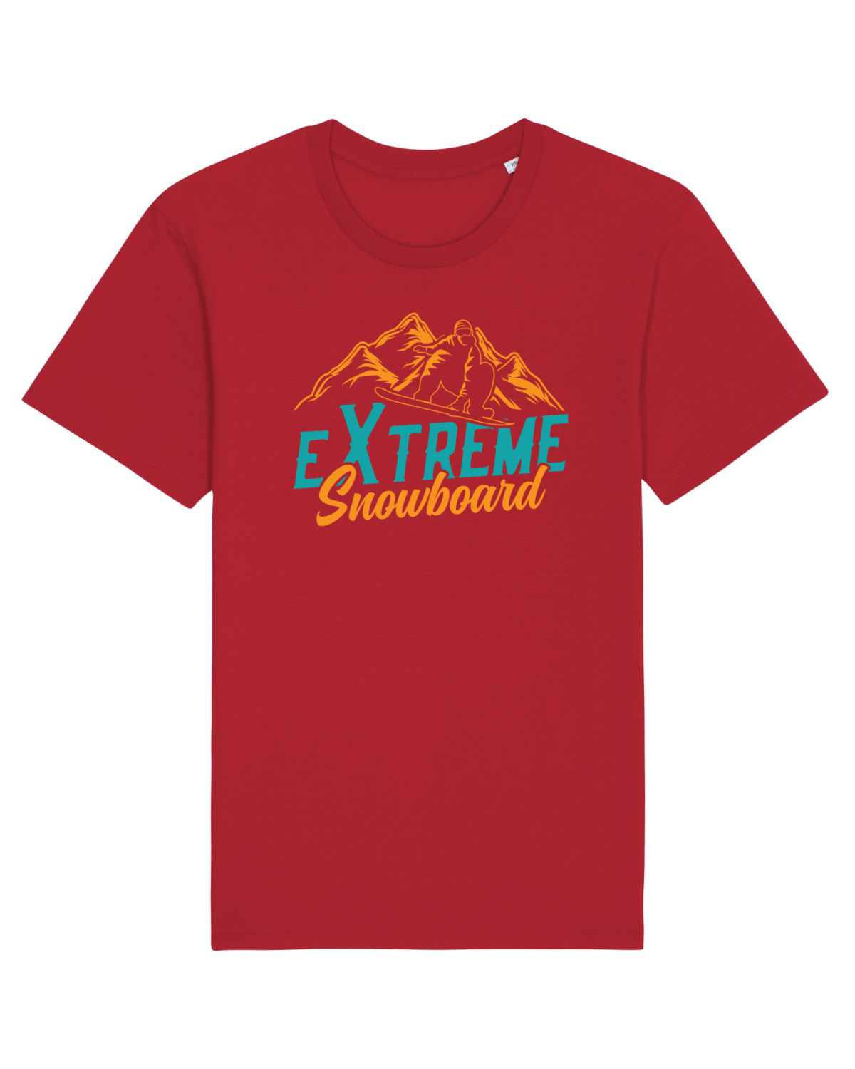 Tricou mânecă scurtă Unisex Rocker Red