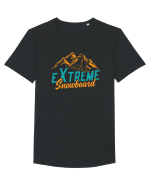 Sporturi de iarnă - Extreme snowboard Tricou mânecă scurtă guler larg Bărbat Skater