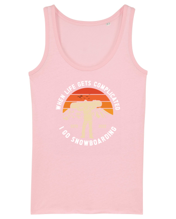 Sporturi de iarnă - I go snowboarding Cotton Pink