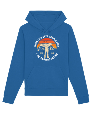 Sporturi de iarnă - I go snowboarding Royal Blue
