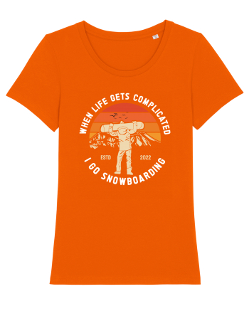 Sporturi de iarnă - I go snowboarding Bright Orange