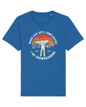 Sporturi de iarnă - I go snowboarding Royal Blue