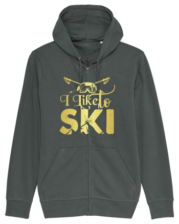 Sporturi de iarnă - I like to ski Anthracite