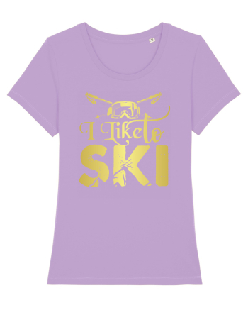 Sporturi de iarnă - I like to ski Lavender Dawn