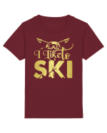 Sporturi de iarnă - I like to ski Tricou mânecă scurtă  Copii Mini Creator