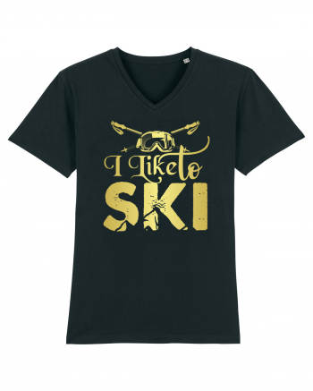 Sporturi de iarnă - I like to ski Black