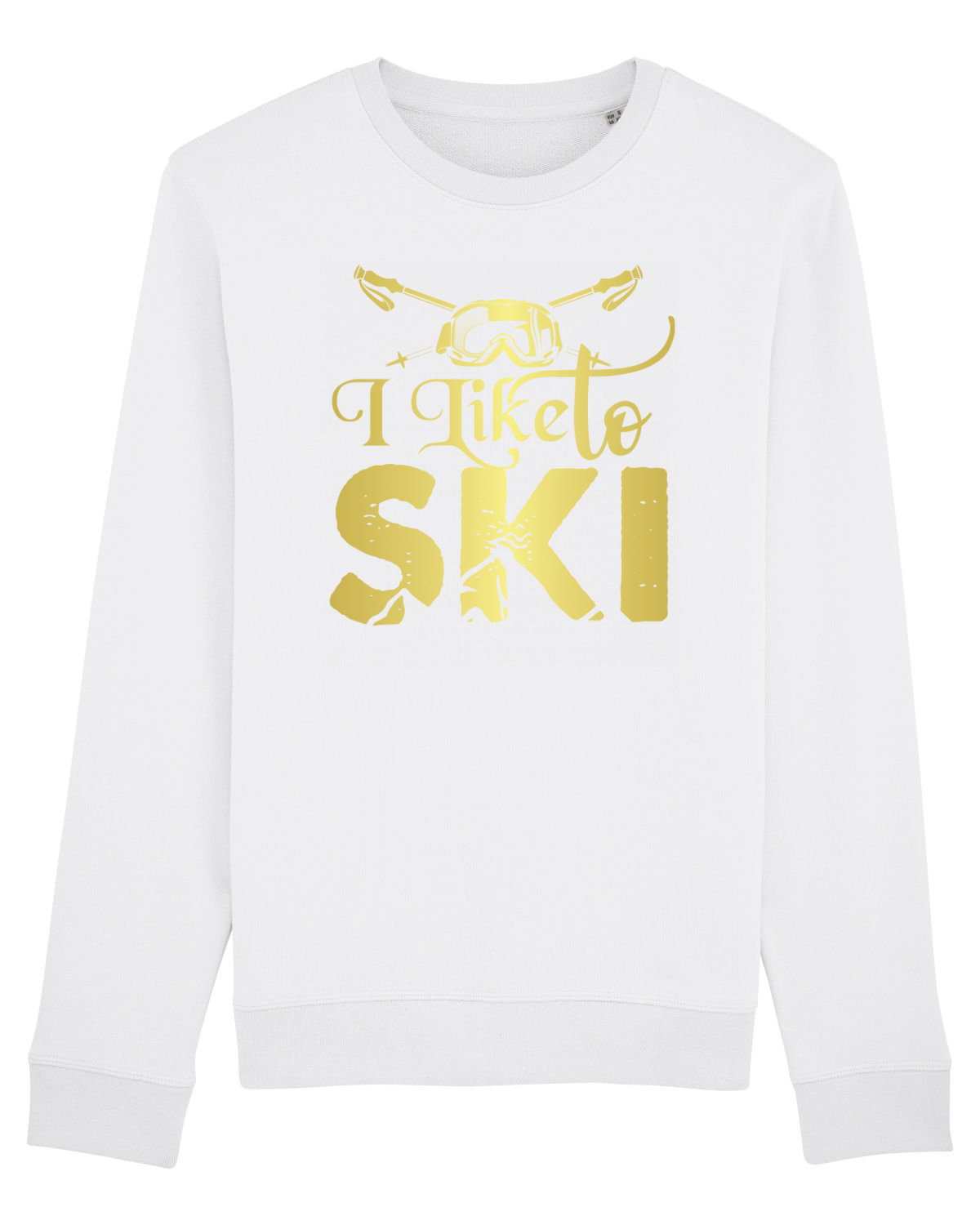 Bluză mânecă lungă Unisex Rise White