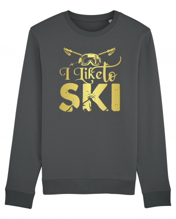 Sporturi de iarnă - I like to ski Anthracite