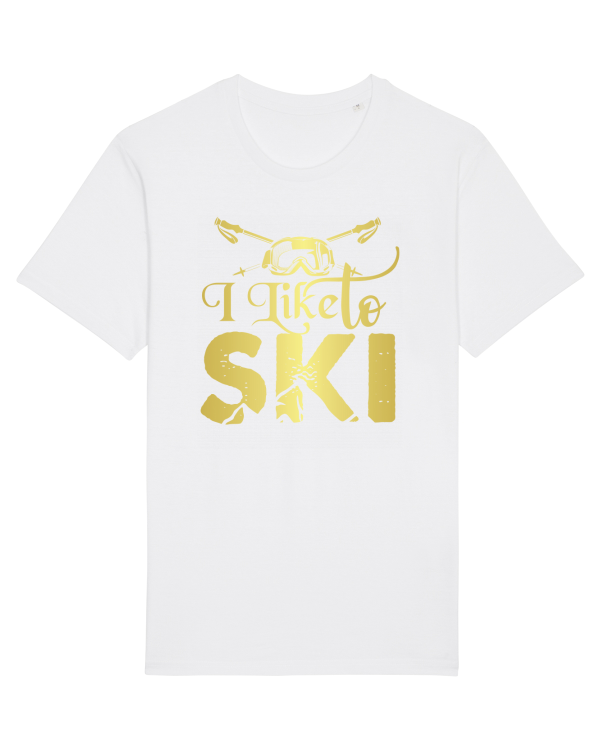 Tricou mânecă scurtă Unisex Rocker White