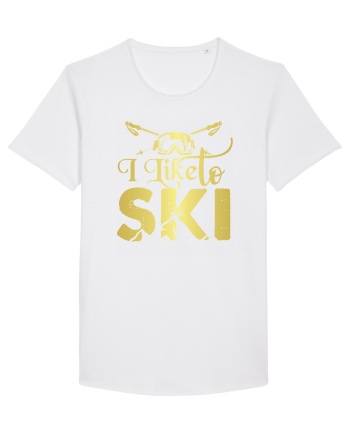 Sporturi de iarnă - I like to ski White