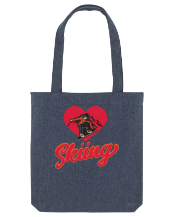 Sporturi de iarnă - Love skiing Midnight Blue