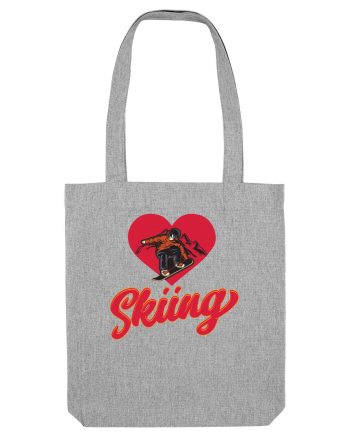 Sporturi de iarnă - Love skiing Heather Grey