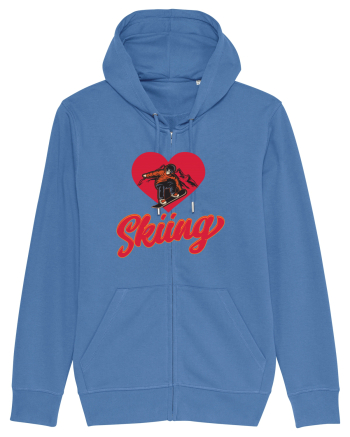 Sporturi de iarnă - Love skiing Bright Blue