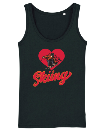 Sporturi de iarnă - Love skiing Black