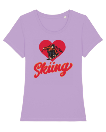 Sporturi de iarnă - Love skiing Lavender Dawn