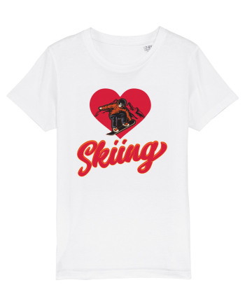 Sporturi de iarnă - Love skiing White