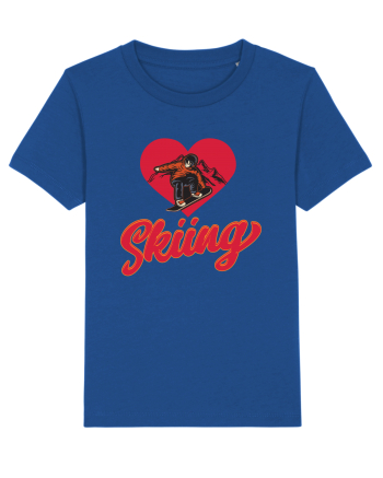 Sporturi de iarnă - Love skiing Majorelle Blue